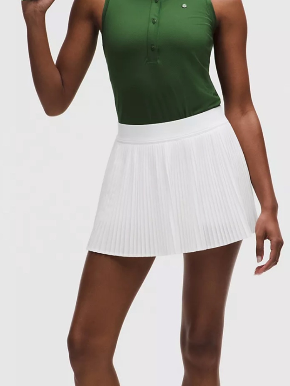 Lululemon Repleat Tennis Skirt - White Size 6